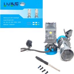 White LED H4 Fitting Headlight Bulb Headlight Motorbike, Car, Truck, Van LED (12 V, 250 W)-image-28