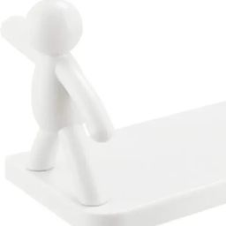 sjk Self Adhesive Multi-Purpose Wall Hanging Humanoid floating Shelf 1.878 Plastic Wall Shelf image 3