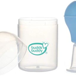 BPA Free Silicone Nipple Puller With Case for Breast Feeding Women, Blue Nipple Puller-image-43