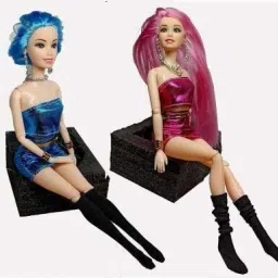 Cute & Loving Foldable and moveable Hands and Legs Doll Combo Set for Girls-3