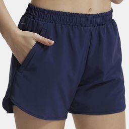 jockey Solid Women Dark Blue Sports Shorts-picture-41