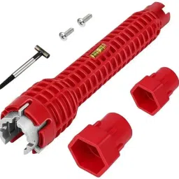 Sink Wrench | Water Pipe, Sink, Faucet Installer Wrench Tool | 8 in 1 Plumbing Tool for Basin, Toilet, Bathroom, Pipe and Kitchen Double Sided Speciality-27