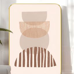 Myntra Elegant Homes Pink & Brown Printed Wooden Wall Art-image-52