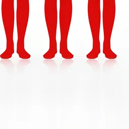 MUKHAKSH Kids Red Socks-image-5
