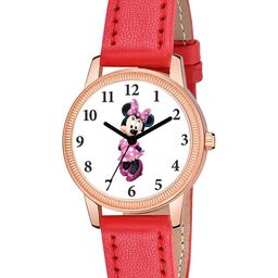 CSAMON Girls Printed Dial Analogue Watch C25RG MIKI1 RED Leather-image-58
