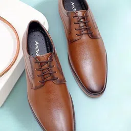 ARAMISH Men Leather Formal Oxfords-image-85