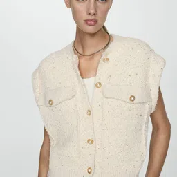 MANGO Embellished Cardigan-image-6