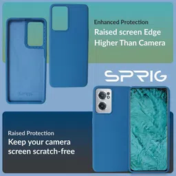SPRIG Solid Printed OnePlus Nord CE 2 Back Case Mobile Accessories image 2