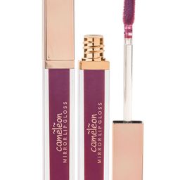 Cameleon Mirror Shiny Sheer Sparkle Lip Gloss- 5ml- Berry-0