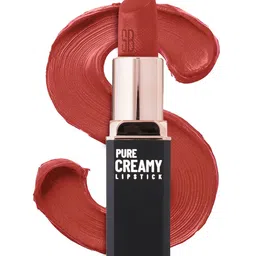 SWISS BEAUTY Pure Creamy Matte Lipstick with Vitamin E & Tea Tree Oil - Romantic Coral 5-10