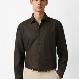 Van Heusen Men Solid Spread Collar Formal Shirt-picture-28