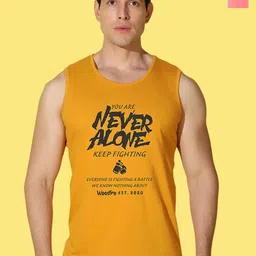 WOOSTRO 2-Pc Printed Combed Cotton Innerwear Vests VWS26(ENJOY PEACH)(ALONE MUSTARD)-image-56