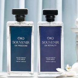 Souvenir Men Set Of 2 De Royalty & De Freedom Long Lasting Eau De Parfum - 100 ml Each-8