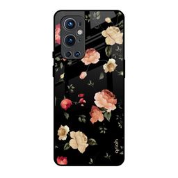 QRIOH Floral Printed OnePlus 9 pro Back Case Mobile Accessories-image-85