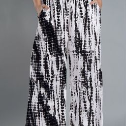 LetsDressUp Women Black Rayon Shibori Palazzo-image-71