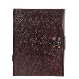 SWISS HORN Self-Design Leather Diary with Antique Closure-image-0