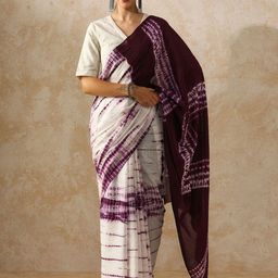 Moara Tie and Dye Pure Cotton Saree-12