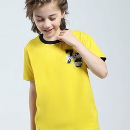 Monte Carlo Boys Typography Printed Round Neck T-shirt-picture-19
