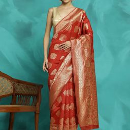 SHADOW & SAINING Woven Design Zari Banarasi Saree-picture-46
