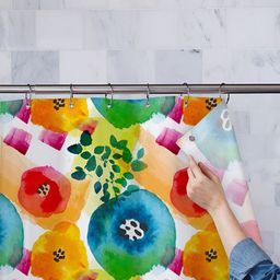 ArtzFolio Single Piece Waterproof Polyester Shower Curtain-image-52