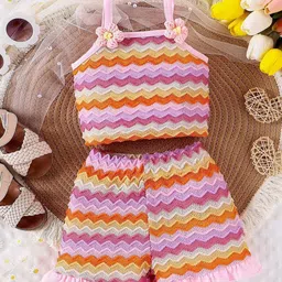 TrendyKid Girls Printed Top with Shorts-picture-25