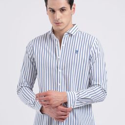 Red Tape Men Relaxed Opaque Striped Casual Shirt-image-53