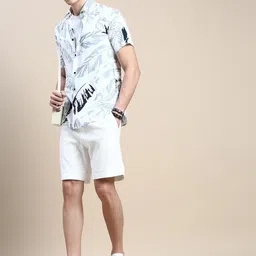 TIGER SNAKE Men Comfort Floral Opaque Printed Casual Shirt-image-50