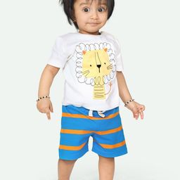 ariel Girls Printed T-shirt with Shorts-picture-45