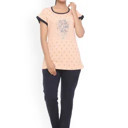 WOOL 4U Women Printed Night suit-image-30