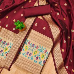 KALINI Unstitched Dress Material-image-41