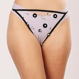 Lola Dola Women Embellished Thongs Briefs-picture-5