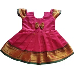 Mom and Me Pink Cotton Dresses-image-58