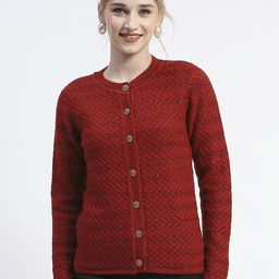 Madame Women Cable Knit Cardigan Sweater-image-69