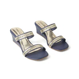 CHAAL CHALAN Women Woven Design Wedge Heels Sandals-16
