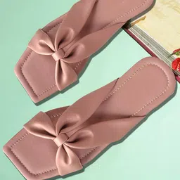 STICY Women Solid Square Toe Open Toe Flats-32