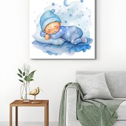 999Store Blue & White 1 Piece Canvas Other Wall Paintings-image-43
