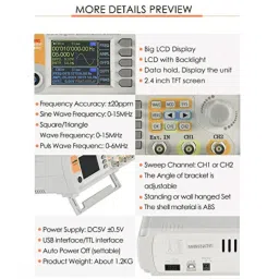 MetroQ MTQ1515 DDS Signal / Function Generator with Counter with USB- 15 Mhz image 3