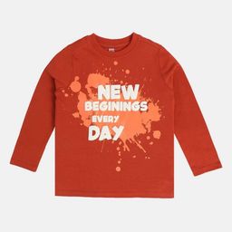 MINI KLUB Boys Printed Applique T-shirt-20