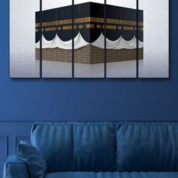 Myntra Elegant Homes White & Brown 5 Pcs Islamic Religious Synthetic Wood Wall Art-image-76