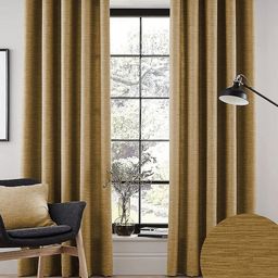 Nefertiti Home Copper-Toned Set of 2 Floral Black Out Long Door Curtain-8
