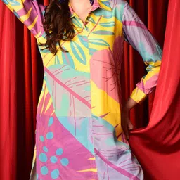 JHALAKK BY LAALZARI Printed Tunic with Palazzos Co-Ords image 3