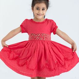 Soleilclo Puff Sleeve Fit & Flare Dress-image-24
