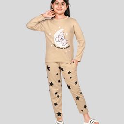 Here&Now X Denikid Girls Pure Cotton Printed T-shirt with Trousers-picture-12