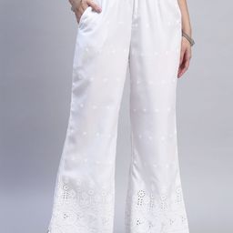 Shopping Queen Women Embroidered Ethnic Palazzos-image-73