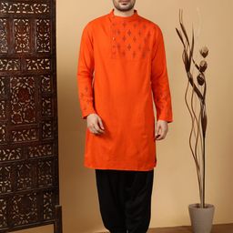 Kuons Avenue Men Thread Work Kurta-46