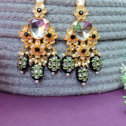 VATSALYA creation Gold-Plated Alloy Earrings-image-76