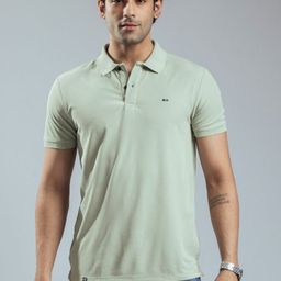 nostrum Men Dri-FIT Solid Polo Collar Slim Fit T-shirt-image-99