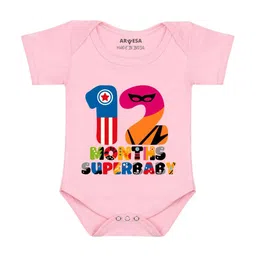 Arvesa 12 Month Baby Printed Bodysuit-image-70