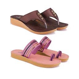 BERSACHE Women Open Toe Flats-image-23