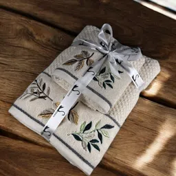 SENSES Blue 2 Printed Cotton 550 GSM Bath Towel-image-64